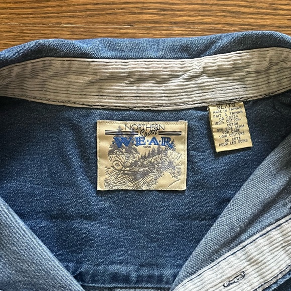 vintage 90s denim shirt - Picture 6 of 6